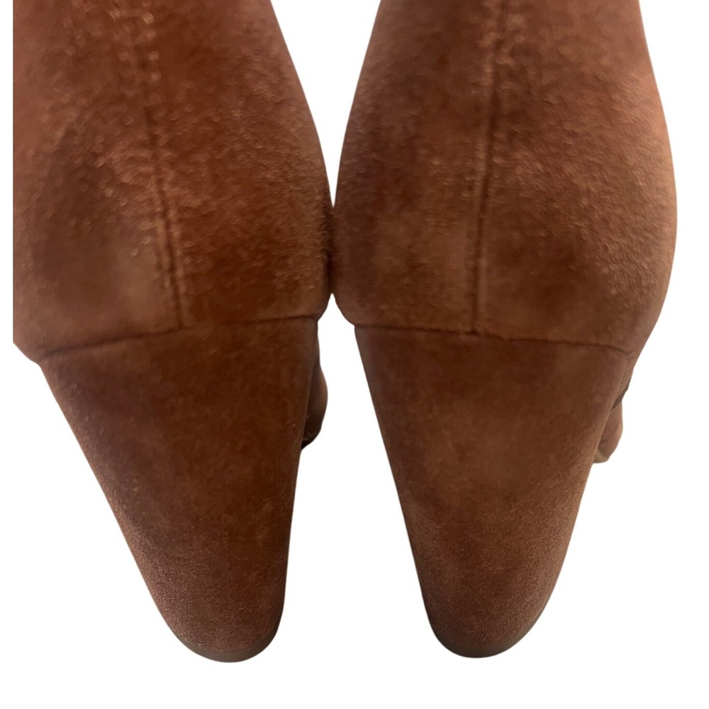 Dolce Vita Nestly Boots Brown Suede Pointed Toe Western Boho‎ Style Women's 11 - Picture 7 of 10